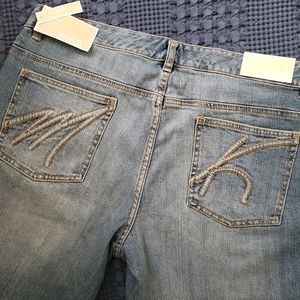 Michael Kors Womens Jeans Low Rise Boot Cut Sz 14/31